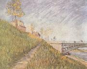 Vincent Van Gogh Banks of the Seine wtih the Pont de Clichy (nn04) oil painting picture wholesale